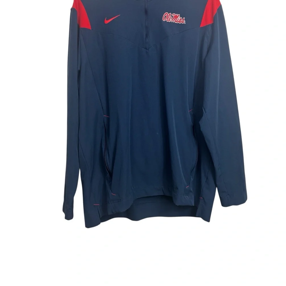 Nike Men's Ole Miss Logo‎ DF Victory 1/4 Zip Pullover XL